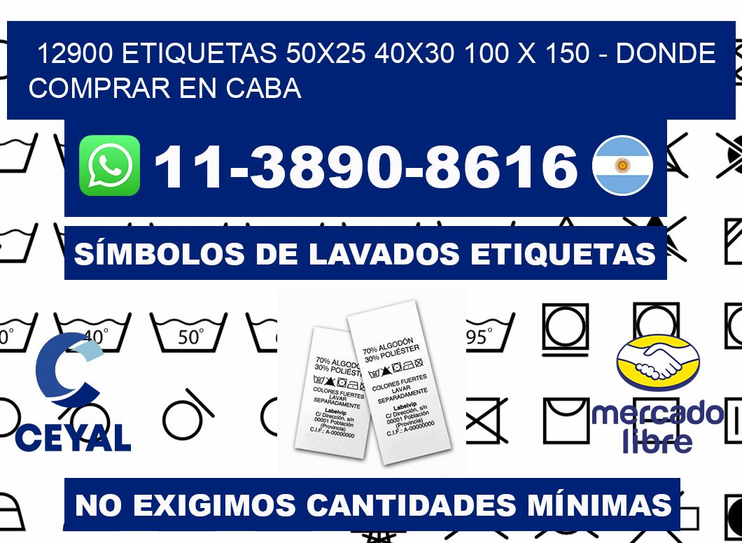 12900 etiquetas 50x25 40x30 100 x 150 - Donde Comprar en Caba
