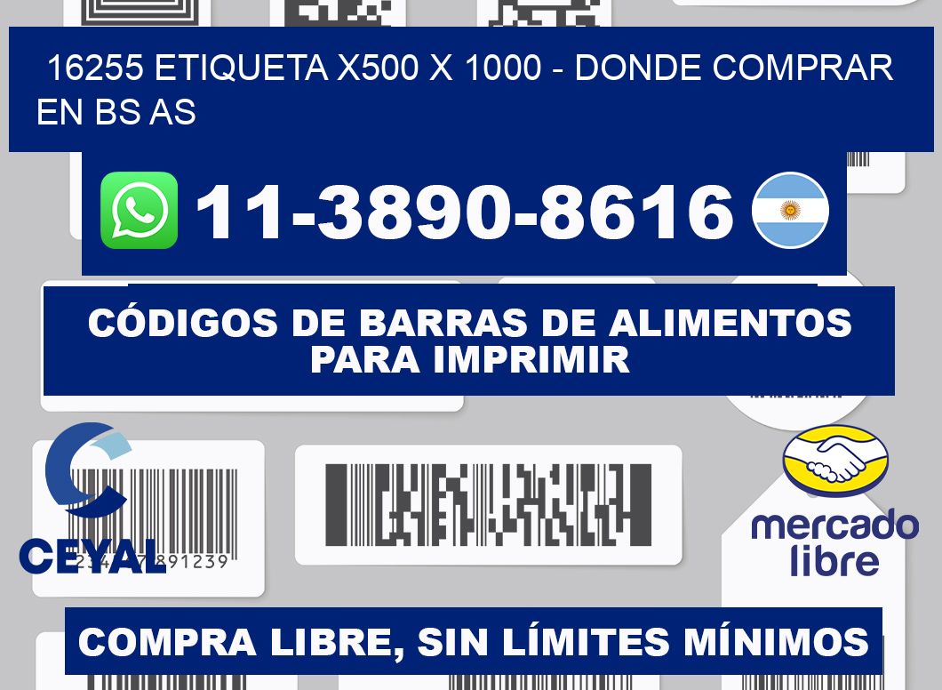 16255 etiqueta x500 x 1000 - Donde Comprar en bs as