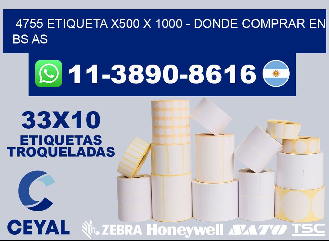 4755 etiqueta x500 x 1000 - Donde Comprar en bs as