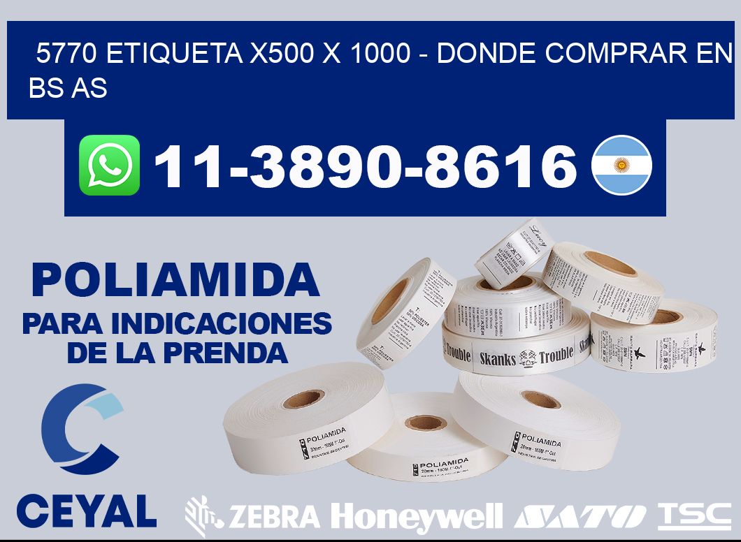 5770 etiqueta x500 x 1000 - Donde Comprar en bs as
