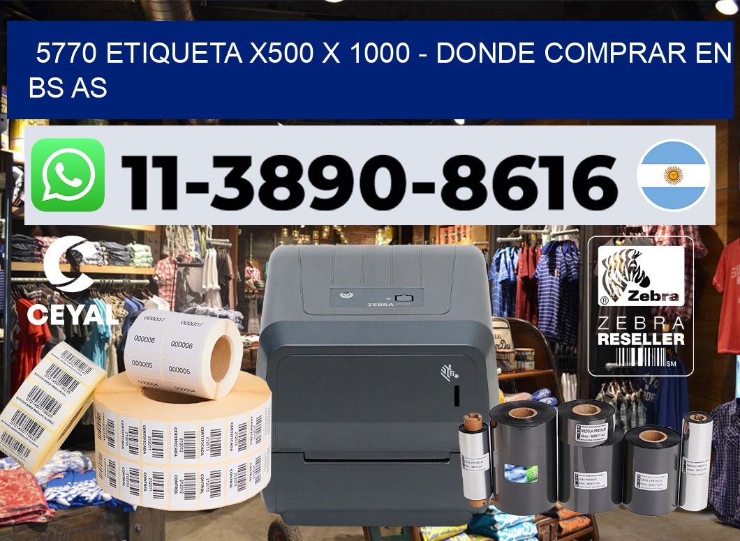5770 etiqueta x500 x 1000 – Donde Comprar en bs as
