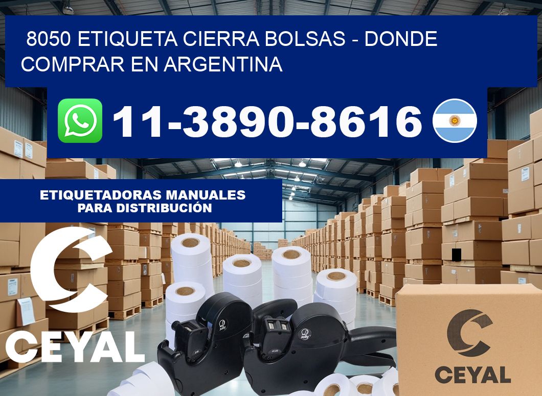 8050 etiqueta Cierra Bolsas – Donde Comprar en Argentina