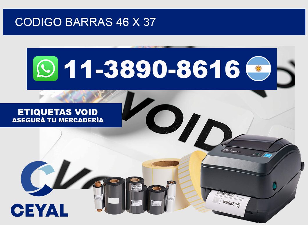 Codigo barras 46 x 37