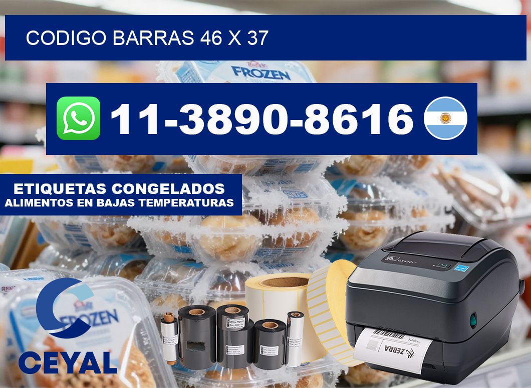 Codigo barras 46 x 37