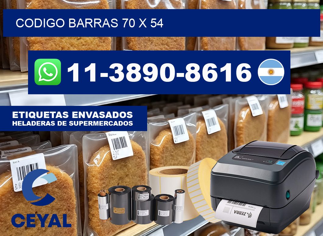 Codigo barras 70 x 54