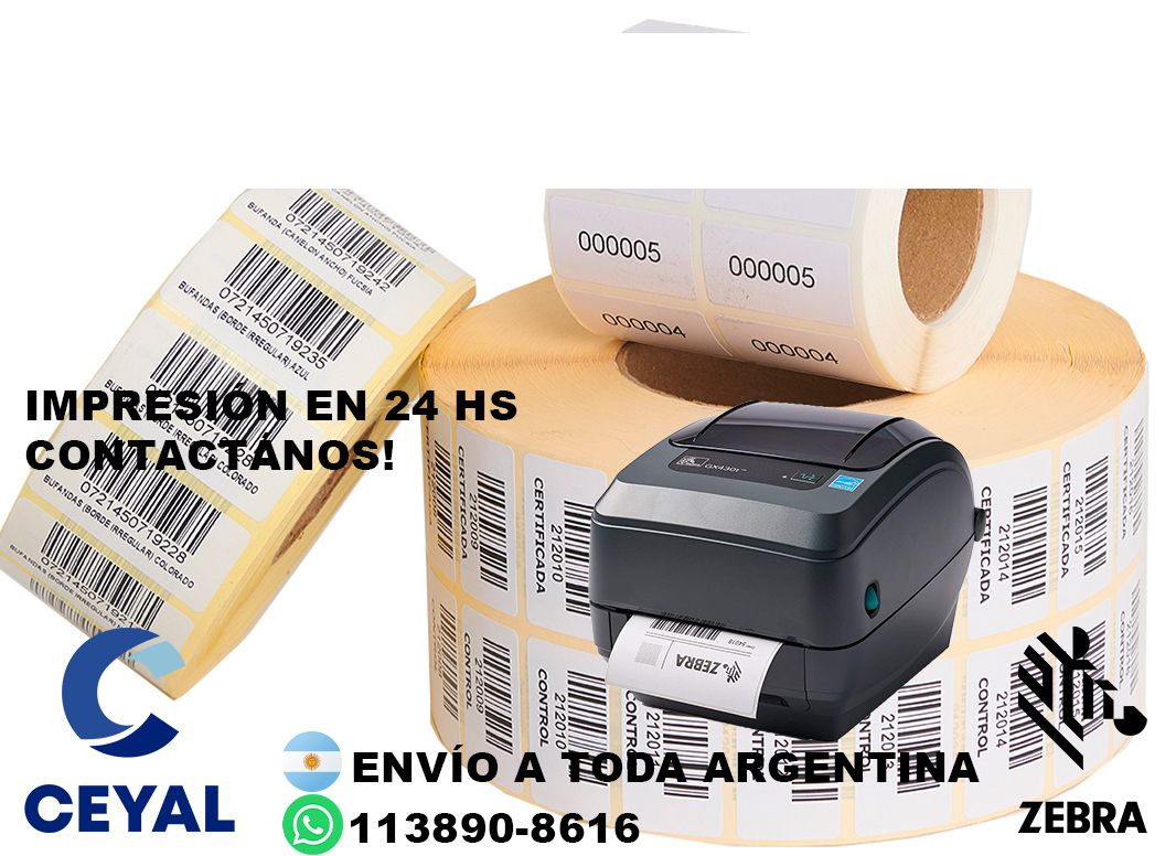 Comprar códigos de barras 33 x 78  donde están soluciones etiquetado!