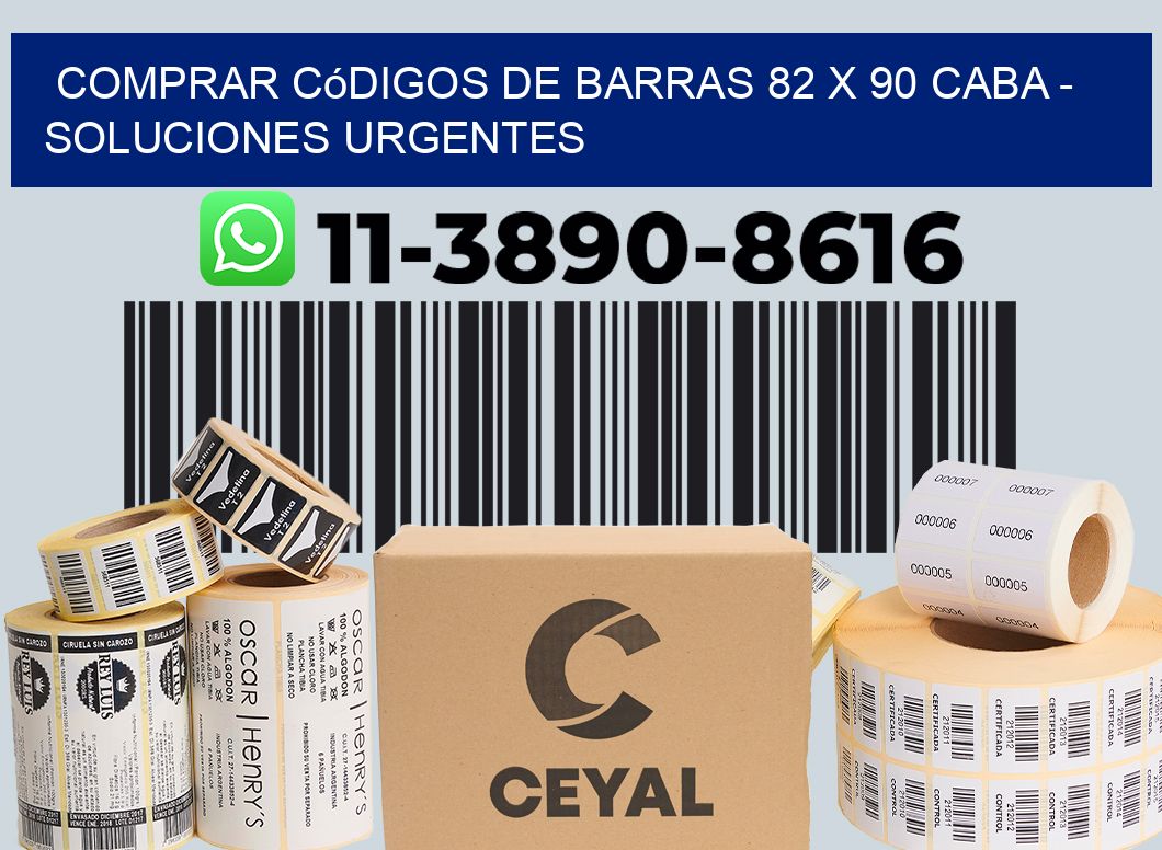Comprar códigos de barras 82 x 90 CABA - soluciones urgentes