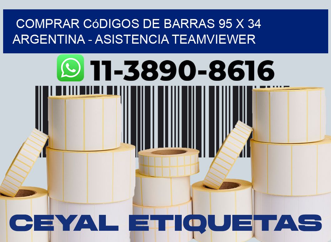 Comprar códigos de barras 95 x 34 argentina - asistencia teamviewer