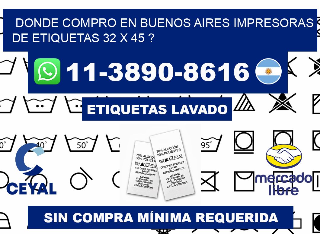 donde compro en buenos aires impresoras de etiquetas 32 x 45 ?