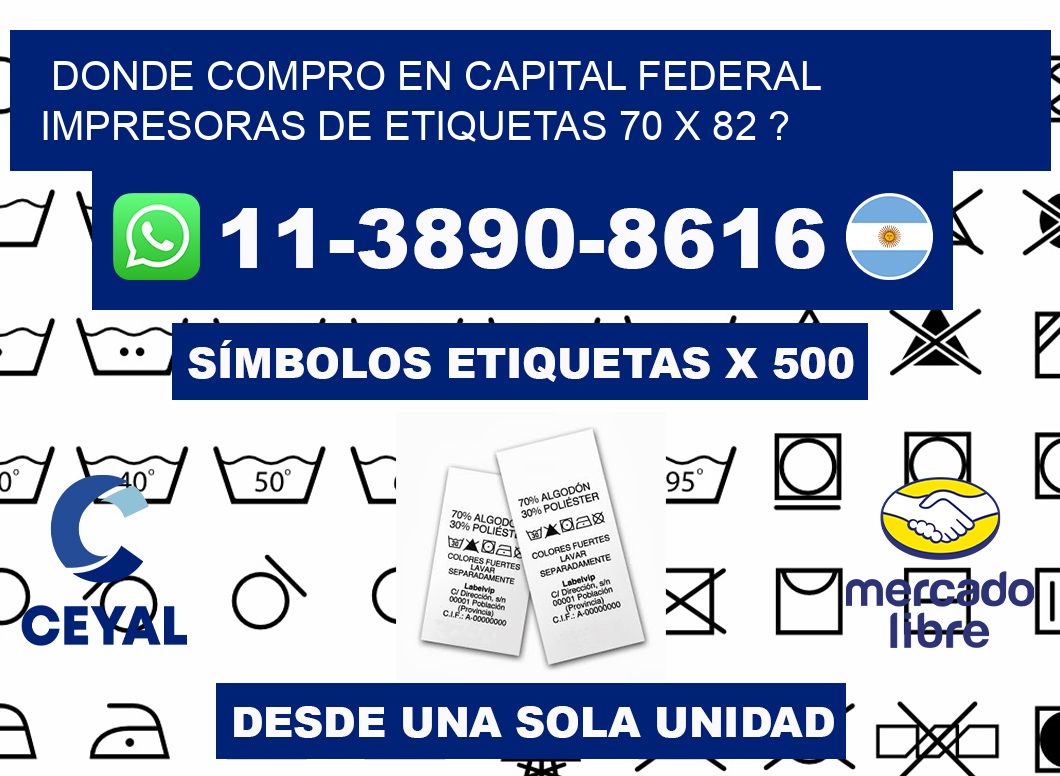 donde compro en capital federal impresoras de etiquetas 70 x 82 ?