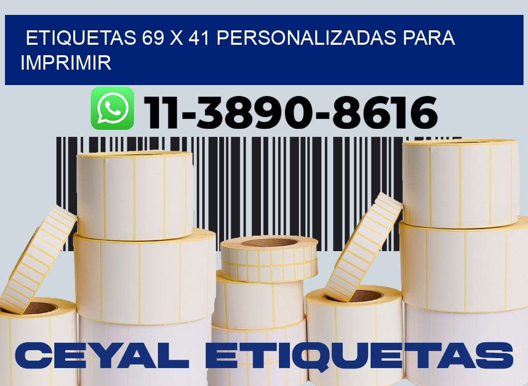 etiquetas 69 x 41 personalizadas para imprimir