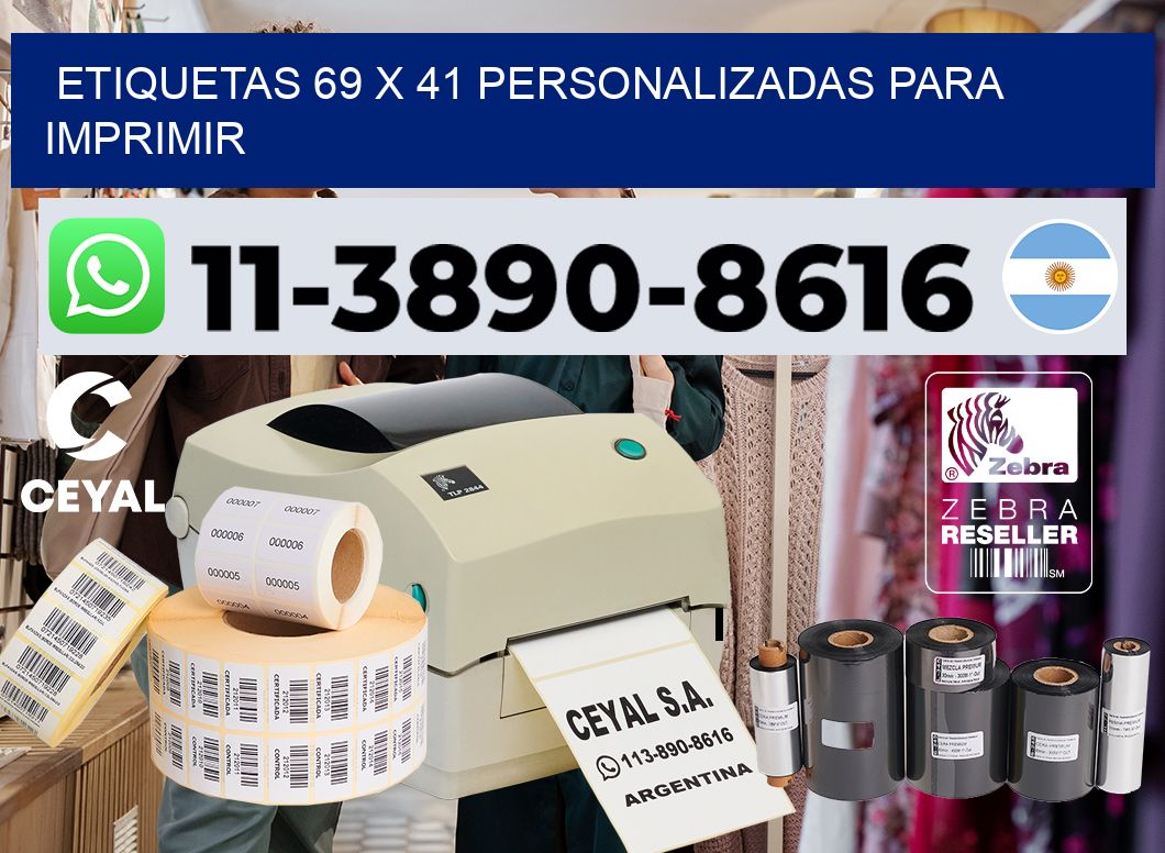 etiquetas 69 x 41 personalizadas para imprimir
