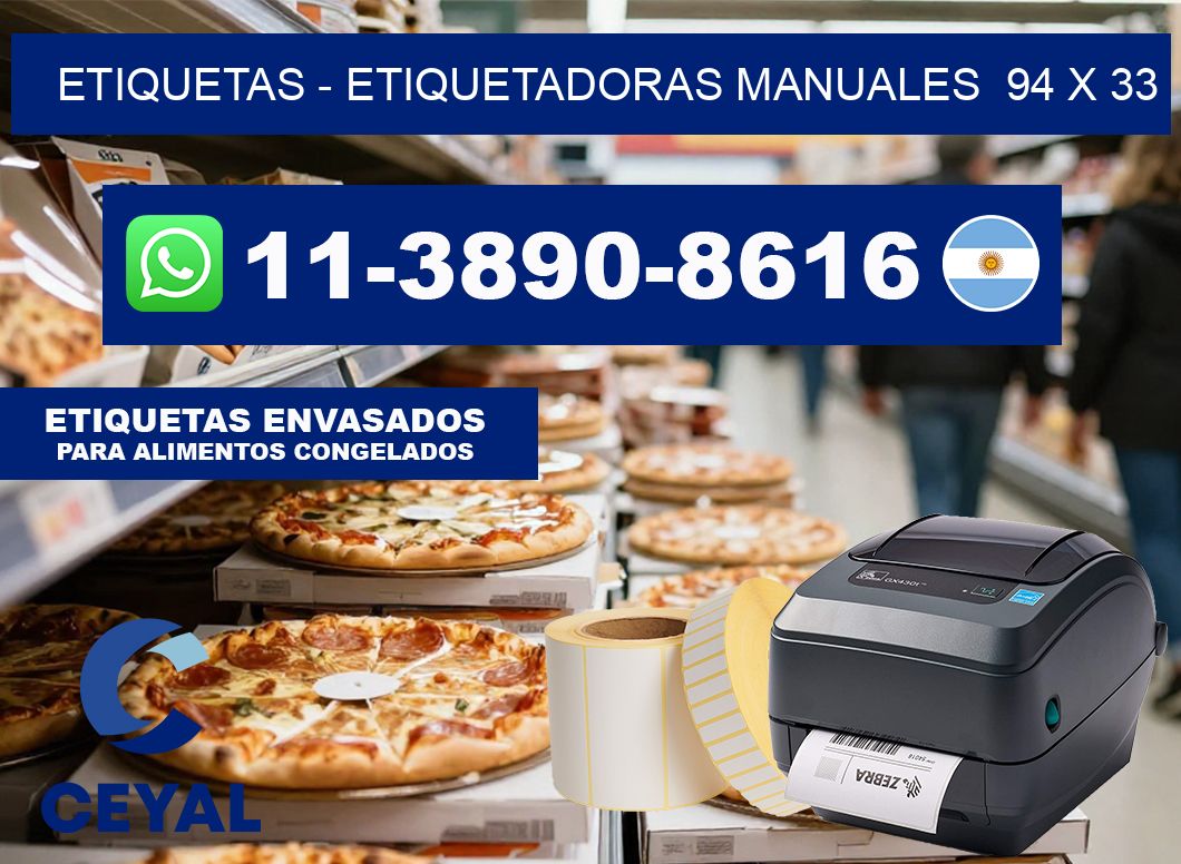etiquetas – Etiquetadoras Manuales  94 x 33