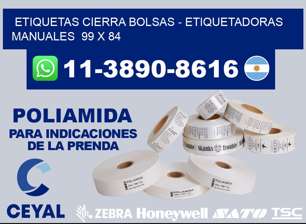 etiquetas cierra bolsas – Etiquetadoras Manuales  99 x 84