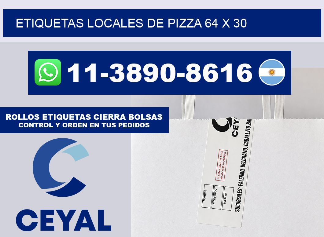 etiquetas locales de pizza 64 x 30