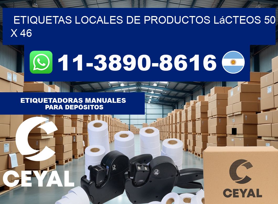 etiquetas locales de productos lácteos 50 x 46