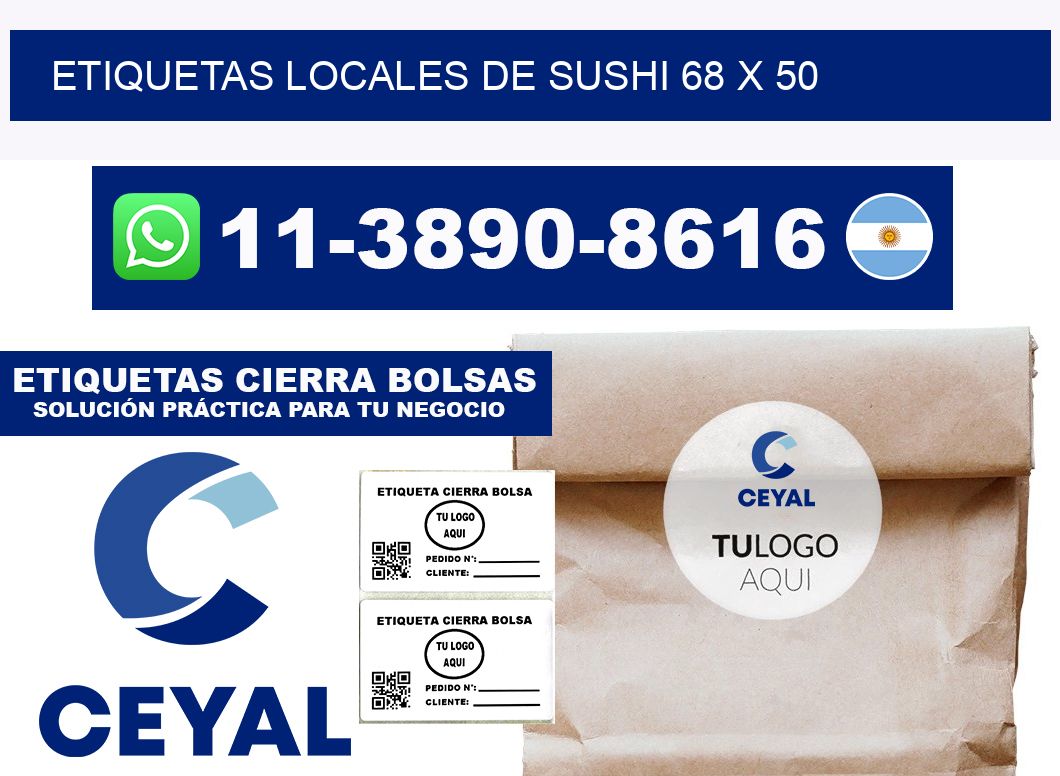 etiquetas locales de sushi 68 x 50