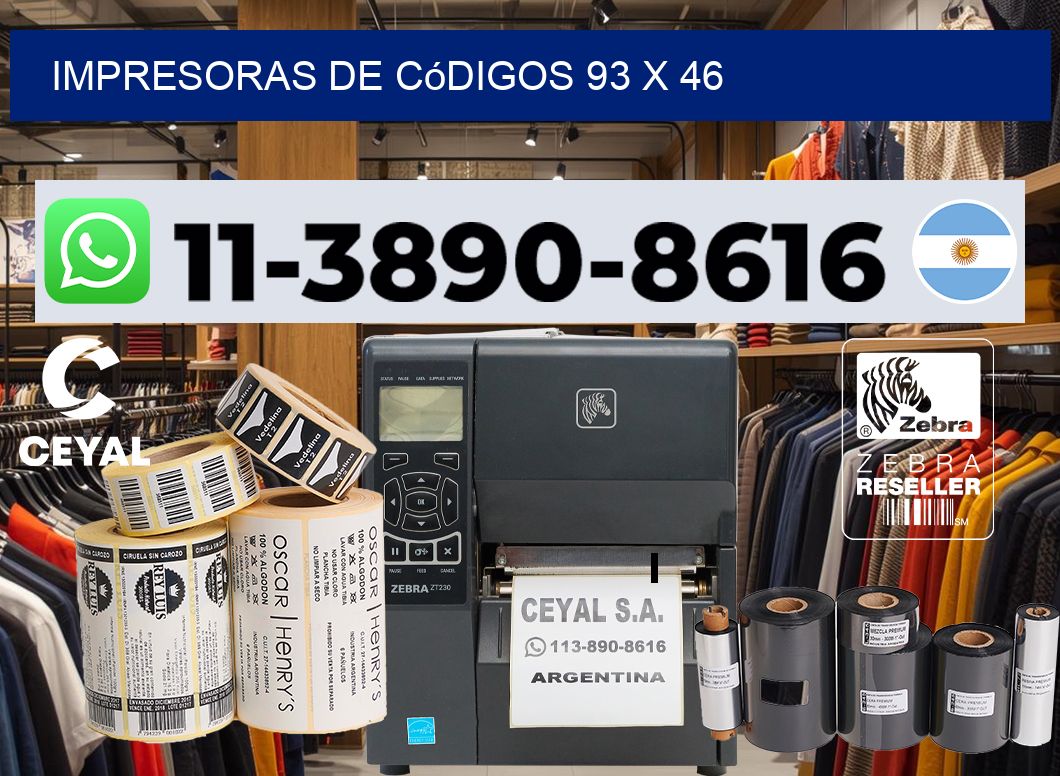impresoras de códigos 93 x 46