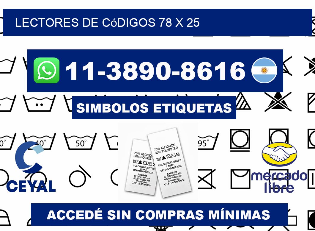 lectores de códigos 78 x 25