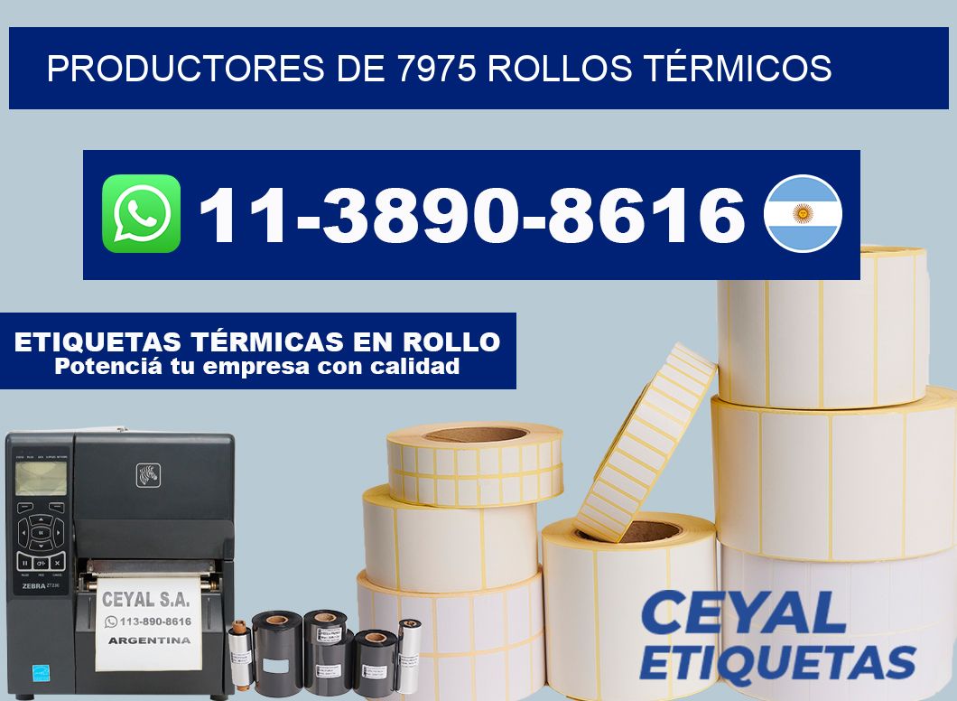 PRODUCTORES DE 7975 ROLLOS TÉRMICOS