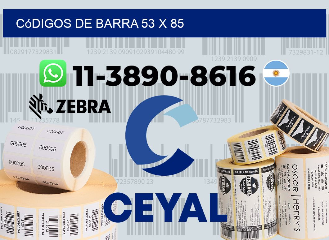 códigos de barra 53 x 85