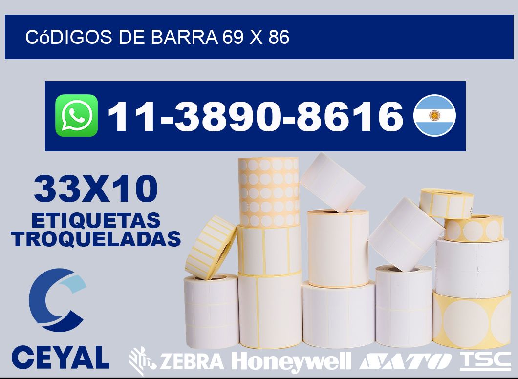 códigos de barra 69 x 86