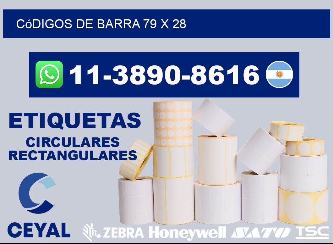 códigos de barra 79 x 28