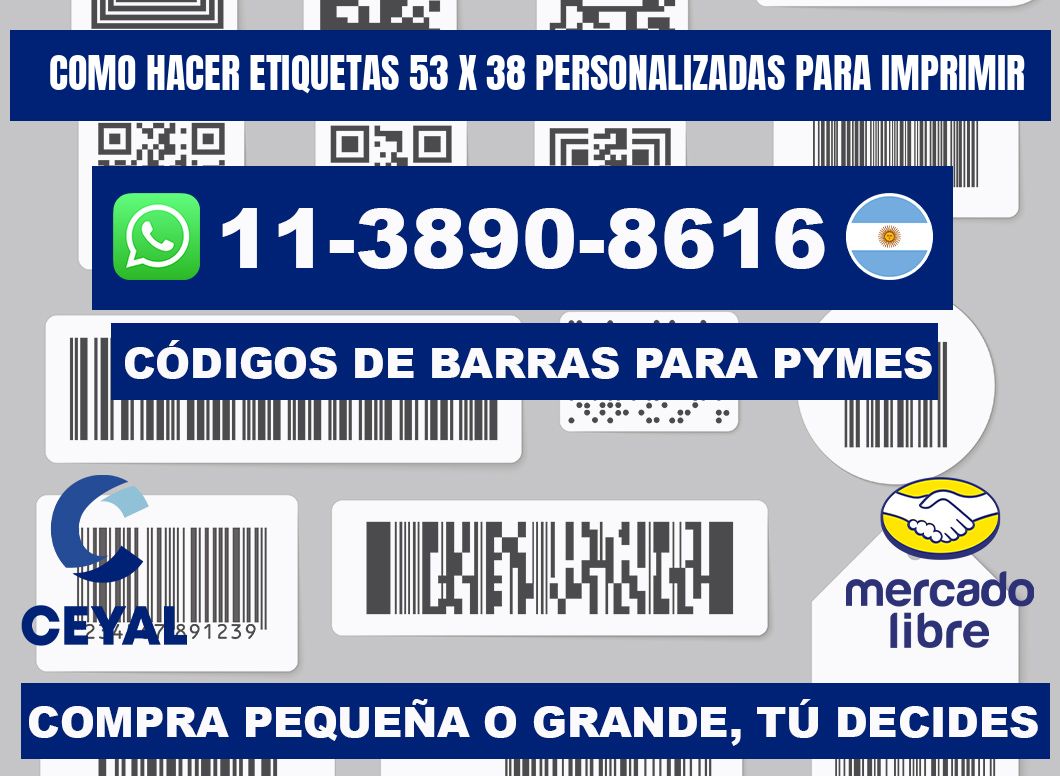 como hacer etiquetas 53 x 38 personalizadas para imprimir