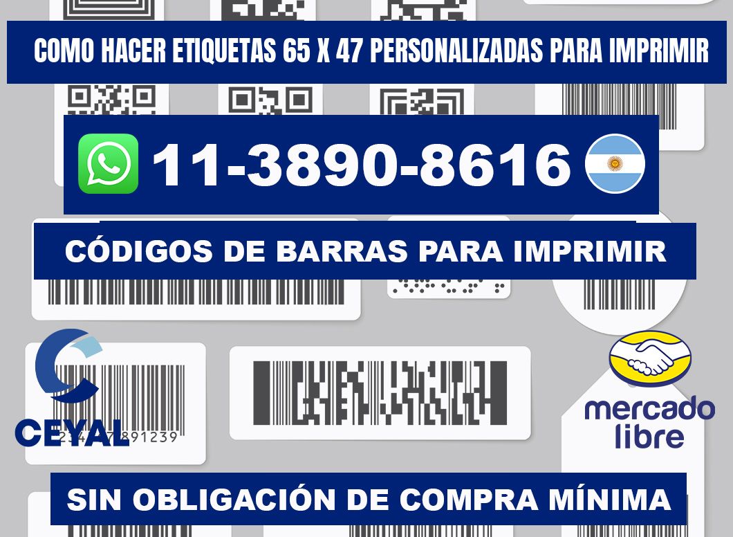 como hacer etiquetas 65 x 47 personalizadas para imprimir