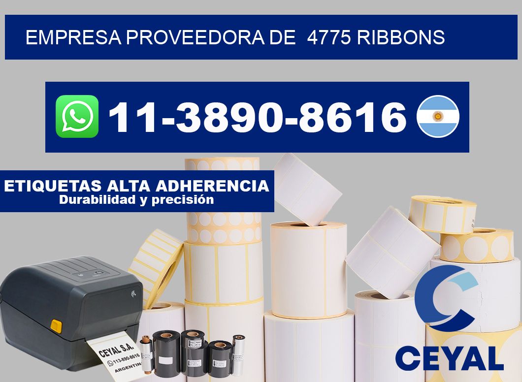empresa proveedora de  4775 ribbons