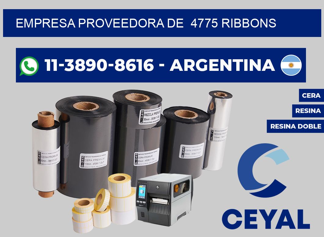 empresa proveedora de  4775 ribbons