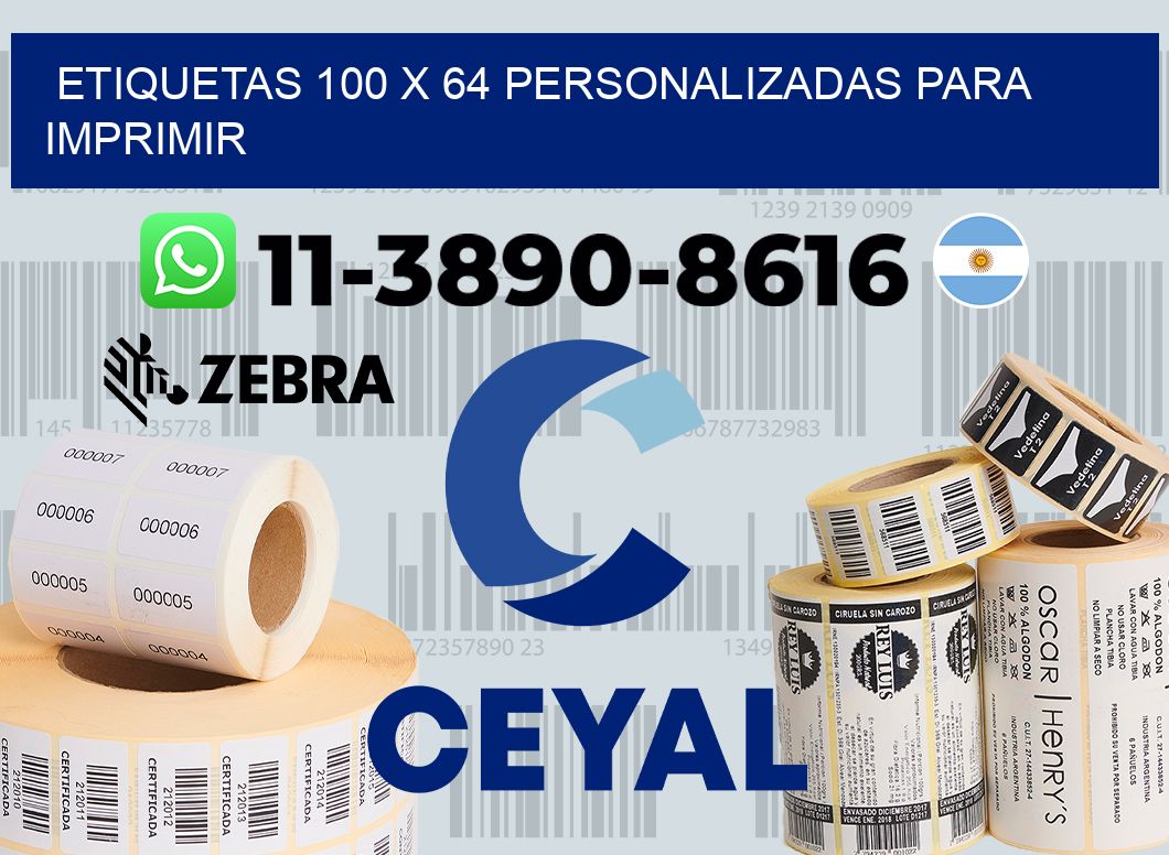 etiquetas 100 x 64 personalizadas para imprimir