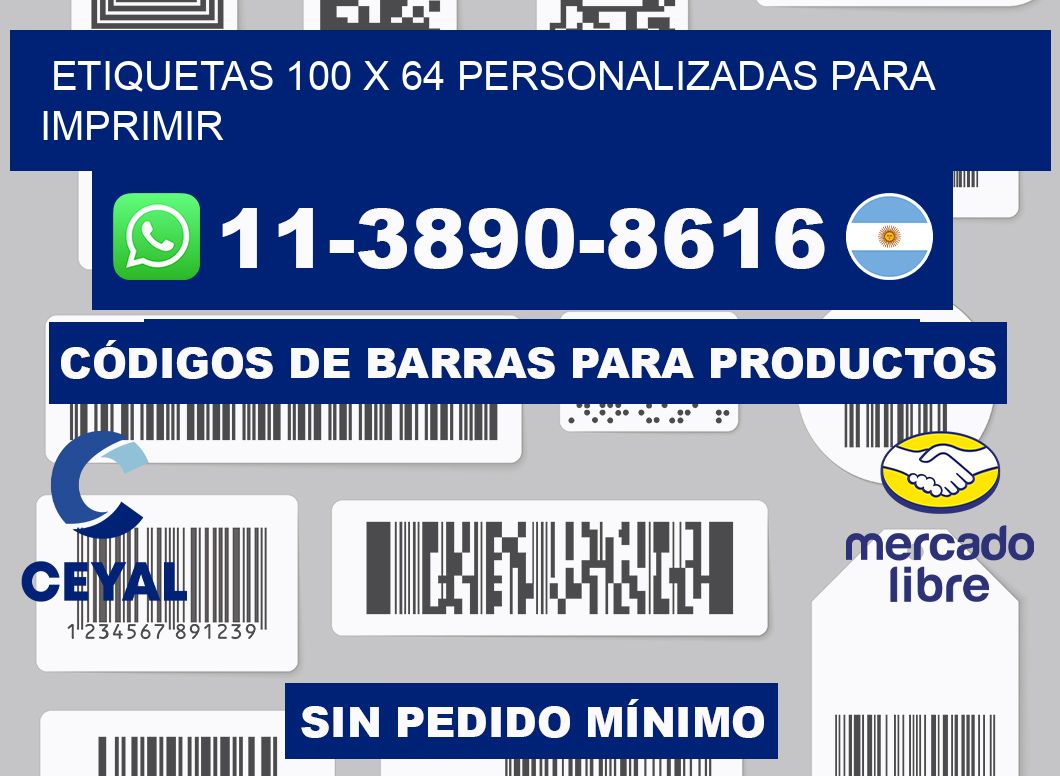 etiquetas 100 x 64 personalizadas para imprimir