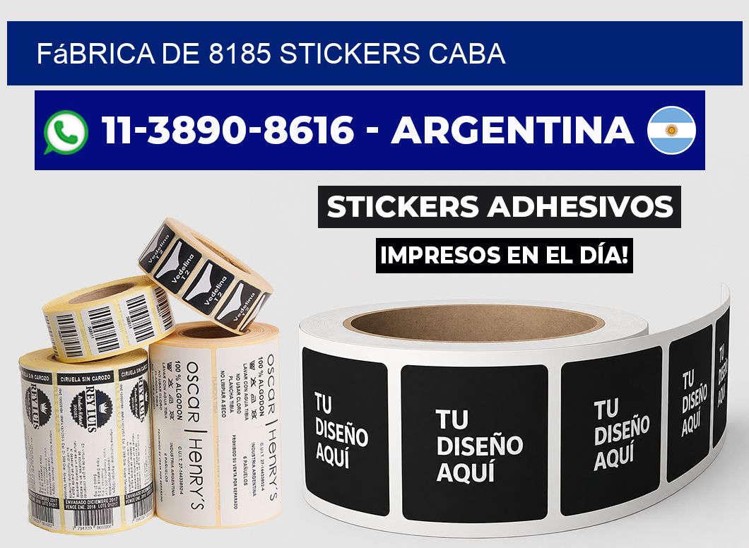 fábrica de 8185 stickers CABA