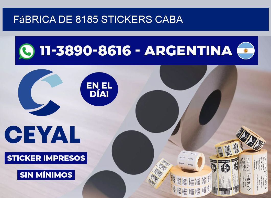 fábrica de 8185 stickers CABA