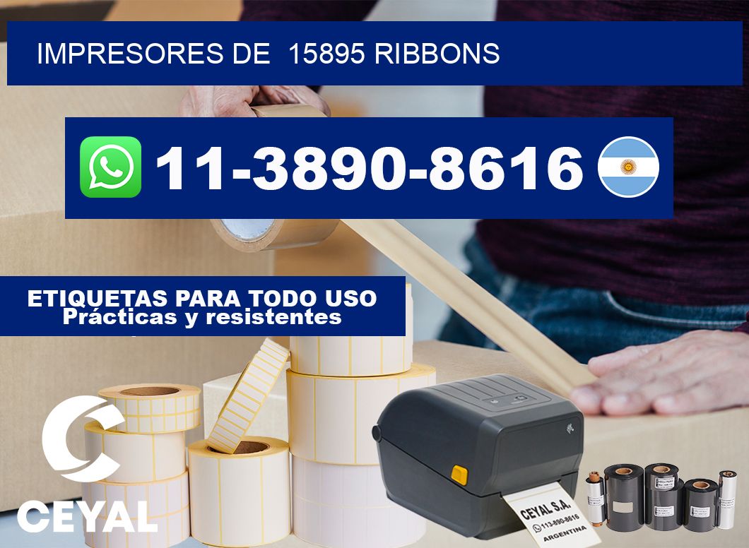 impresores de  15895 ribbons