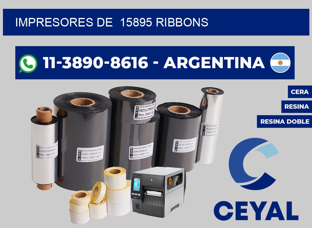 impresores de  15895 ribbons