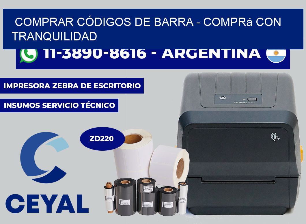 COMPRAR CÓDIGOS DE BARRA - Comprá con tranquilidad