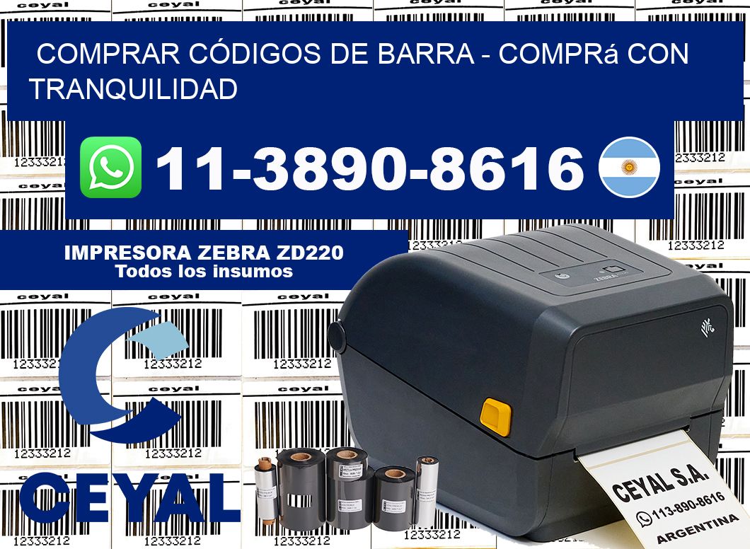 COMPRAR CÓDIGOS DE BARRA - Comprá con tranquilidad