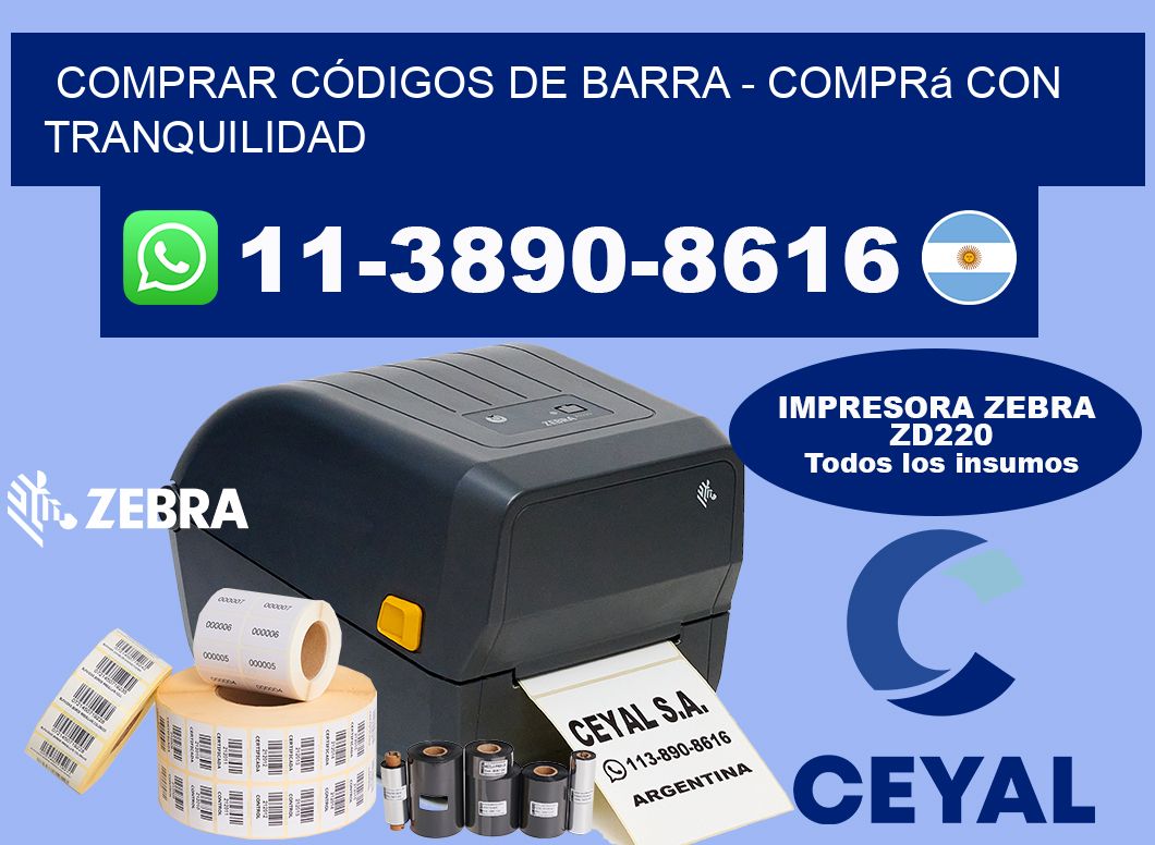 COMPRAR CÓDIGOS DE BARRA - Comprá con tranquilidad