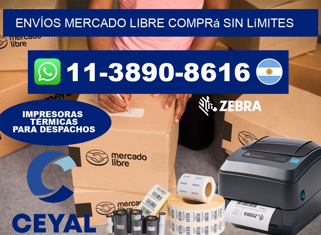 ENVÍOS MERCADO LIBRE Comprá sin límites
