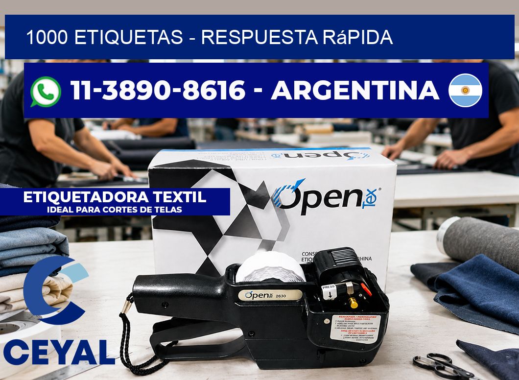 1000 ETIQUETAS - Respuesta rápida
