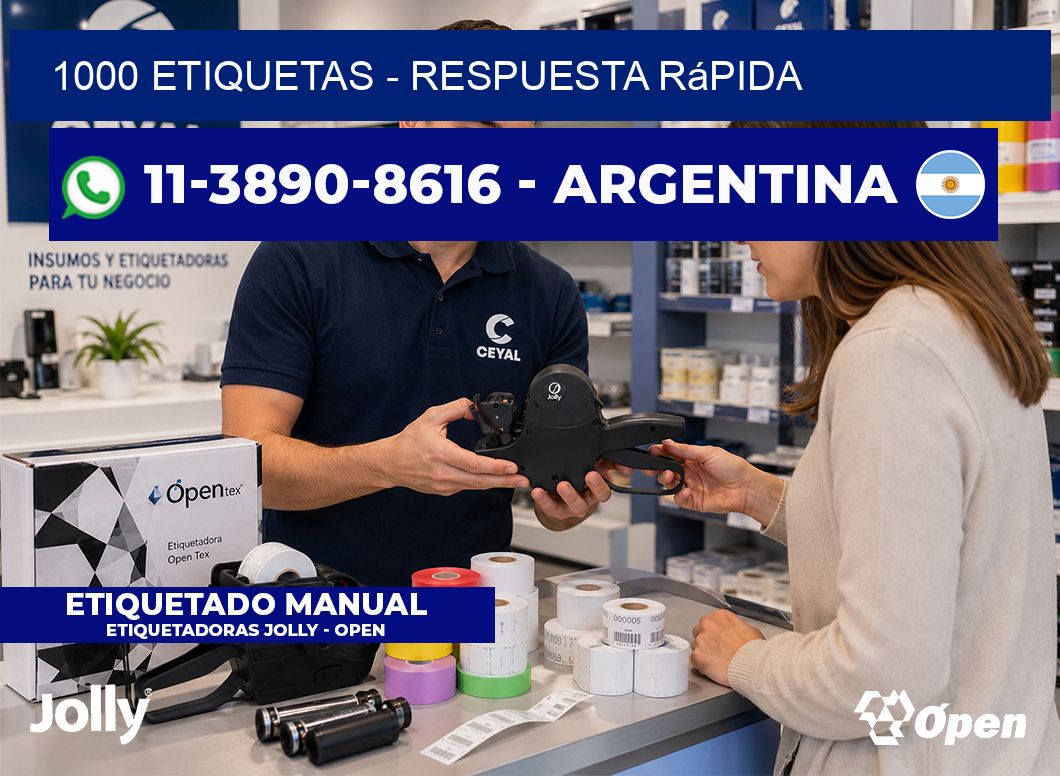 1000 ETIQUETAS - Respuesta rápida