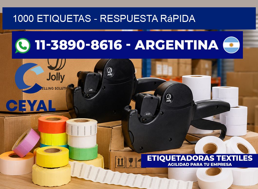 1000 ETIQUETAS - Respuesta rápida