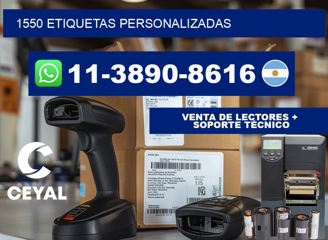 1550 ETIQUETAS PERSONALIZADAS