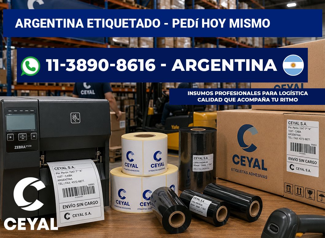 ARGENTINA ETIQUETADO - Pedí hoy mismo