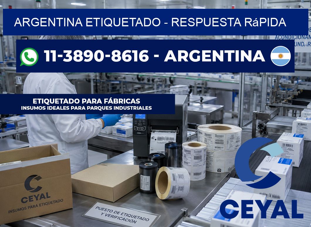 ARGENTINA ETIQUETADO - Respuesta rápida