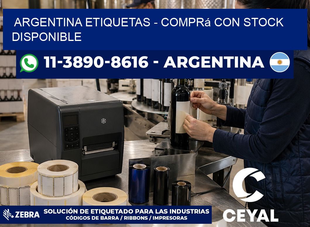 ARGENTINA ETIQUETAS - Comprá con stock disponible