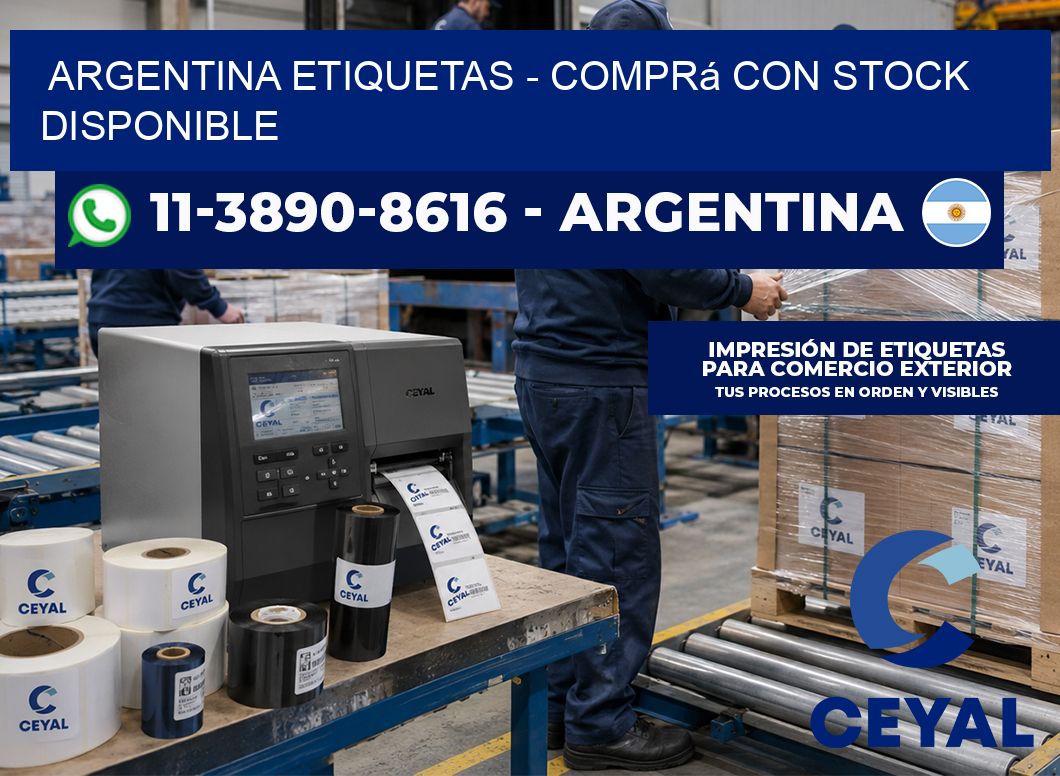 ARGENTINA ETIQUETAS - Comprá con stock disponible