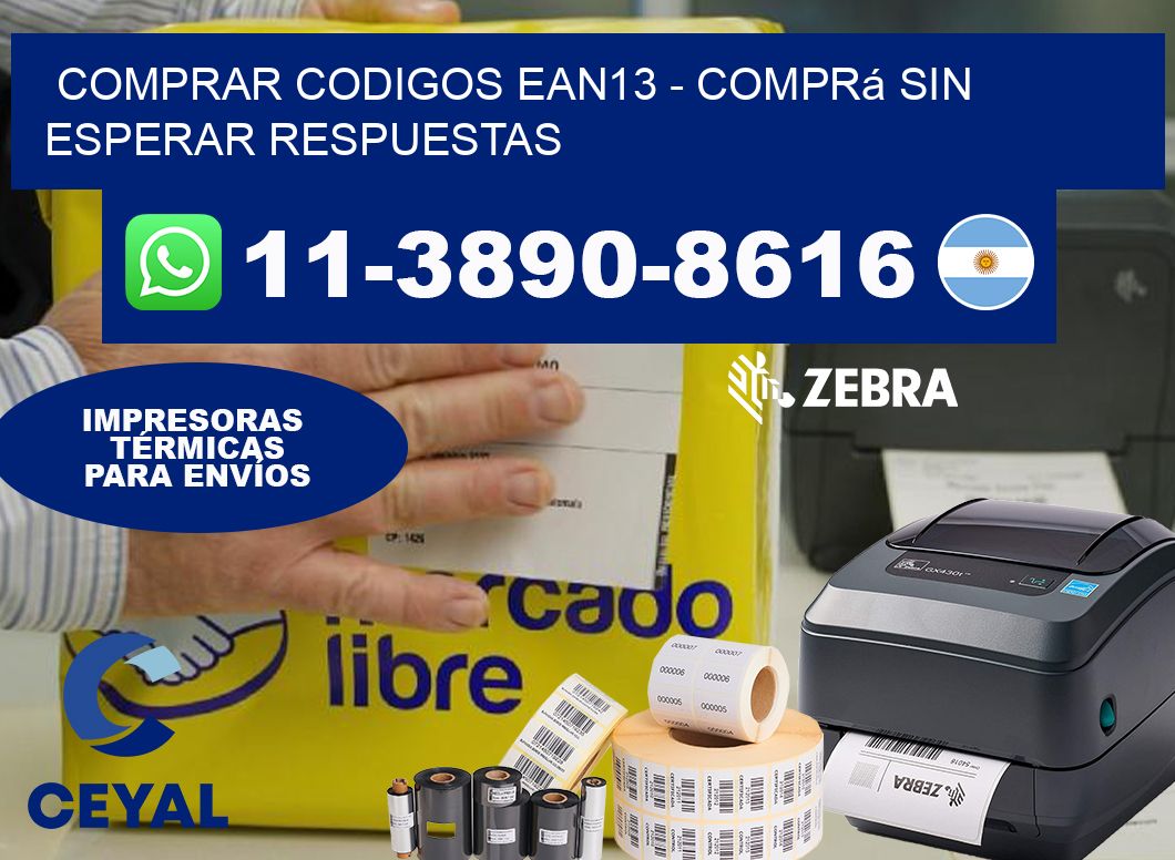 COMPRAR CODIGOS EAN13 - Comprá sin esperar respuestas